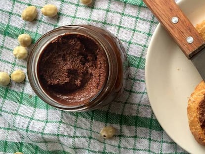 Creme de cacau com avelãs, ou Nutella caseira