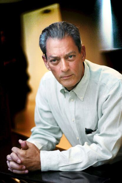 El escritor Paul Auster, durante una visita a Barcelona.