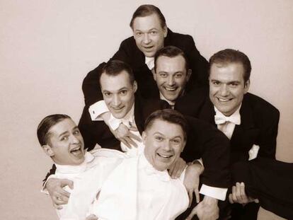 Los miembros del Berlin Comedian Harmonists