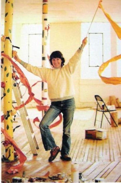 La artista Ree Morton, en una fotografía sin datar.