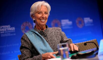 La directora gerente del FMI, Christine Lagarde.