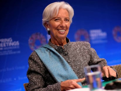 La directora gerente del FMI, Christine Lagarde.