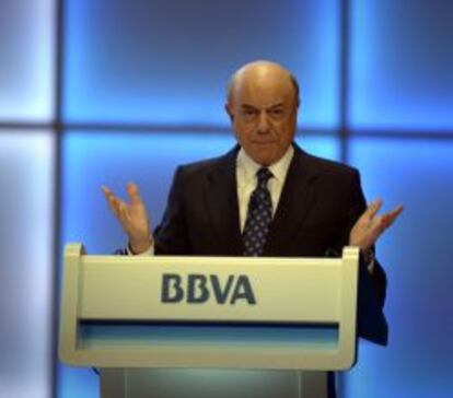 Francisco González, presidente del BBVA.