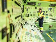 Réplica de la sala de control de la central nuclear de Almaraz.