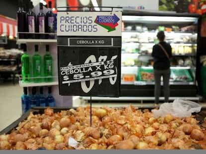 Um supermercado em Buenos Aires.