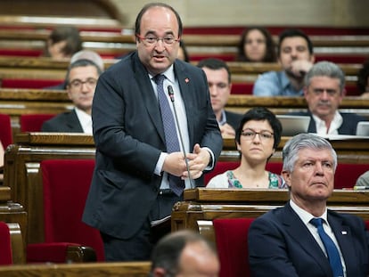 Miquel Iceta, aquest dimecres al Parlament