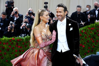 La pareja en la Gala Met de 2022, en Nueva York.