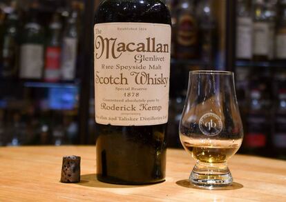 El whisky que tomó el joven turista chino, este miércoles