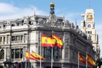 Fachada de la sede del Banco de Espa&ntilde;a en Madrid.