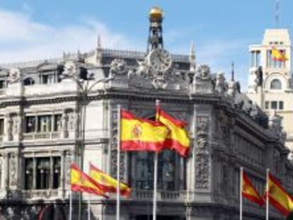 Fachada de la sede del Banco de Espa&ntilde;a en Madrid.