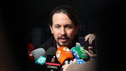 El secretario general de Podemos, Pablo Iglesias.