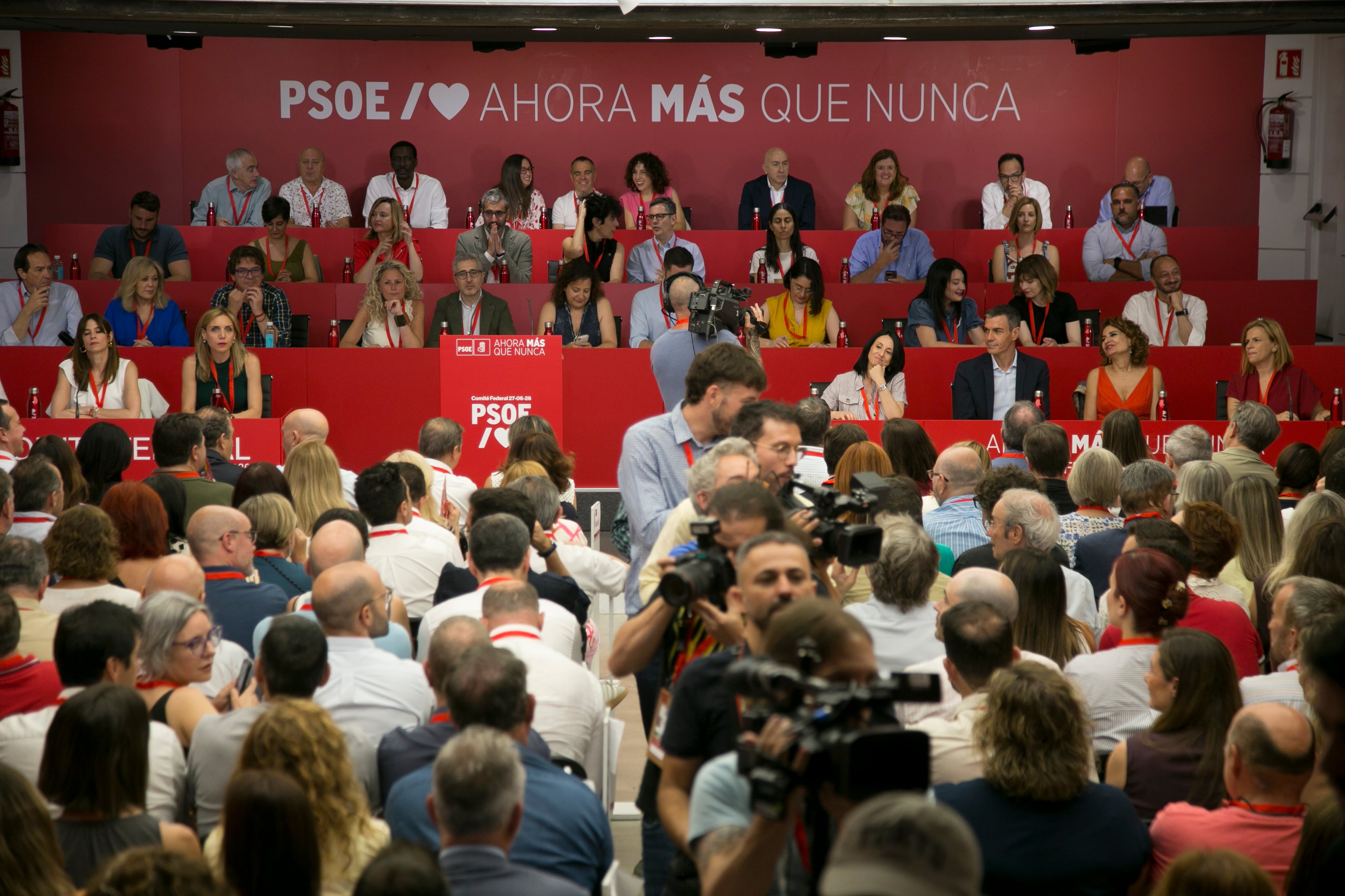 El Comité Federal del PSOE, este sábado en Madrid.