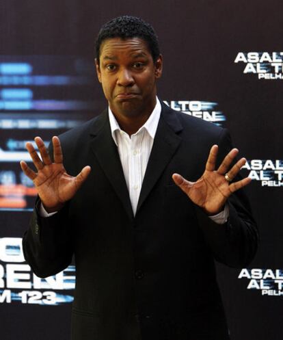 Denzel Washington, en Madrid.