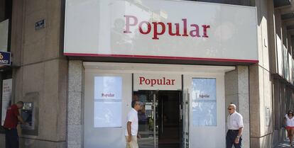 Oficina de Banco Popular ya desaparecido