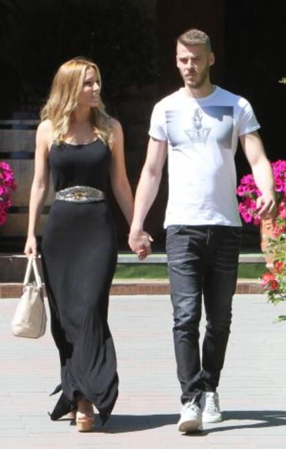 Edurne y David de Gea, en Madrid.