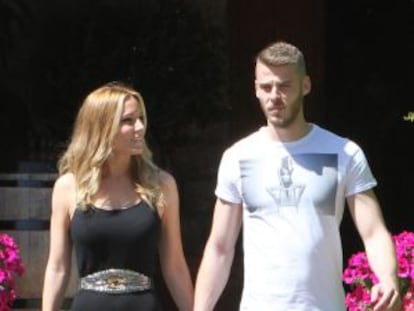 Edurne y David de Gea, en Madrid.