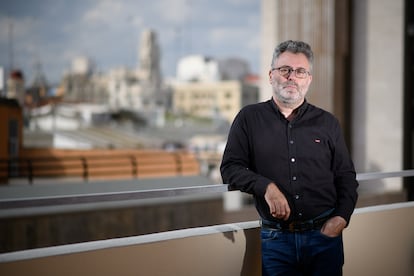 Eduardo Guillot, en la sede de la SER y de EL PAÍS en Valencia este lunes.