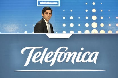 El presidente de Telefonica, José María Álvarez-Pallete. EFE/Archivo