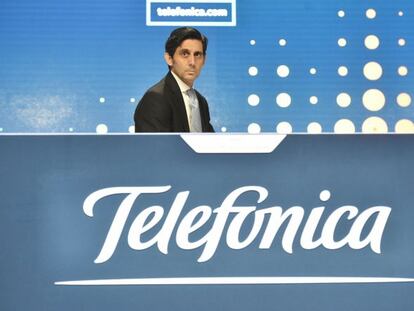 El presidente de Telefonica, José María Álvarez-Pallete. EFE/Archivo