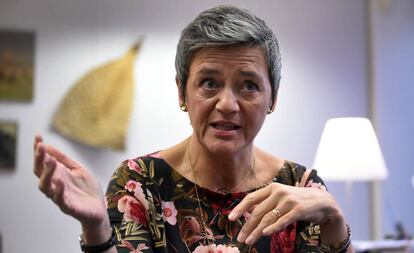 La comisaria de Competencia, Margrethe Vestager.