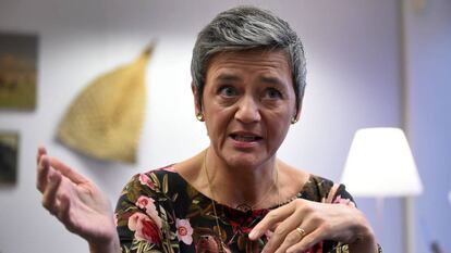 La comisaria de Competencia, Margrethe Vestager.