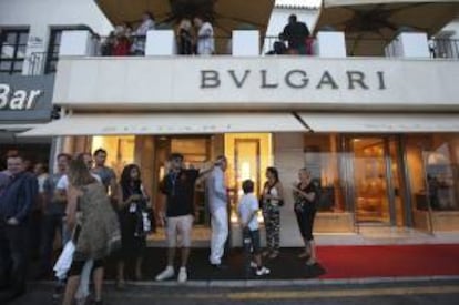 Vista de la tienda de la firma Bulgari en Marbella (España) EFE/archivo