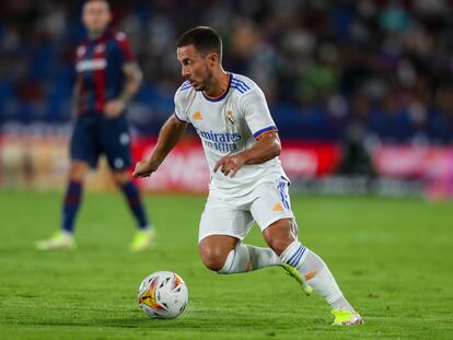 Eden Hazard, durante el Levante-Real Madrid.