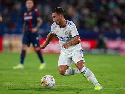 Eden Hazard, durante el Levante-Real Madrid.