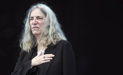 La cantante Patti Smith, en Barcelona.