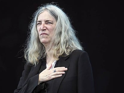 La cantante Patti Smith, en Barcelona.