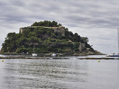 Imagen del fuerte de Brégançon, en la Costa Azul, residencia de verano para los presidentes franceses.