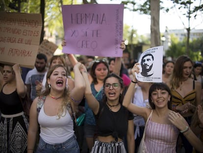 Concentración en Sevilla este miércoles en protesta por la libertad condicional a los miembros de La Manada.