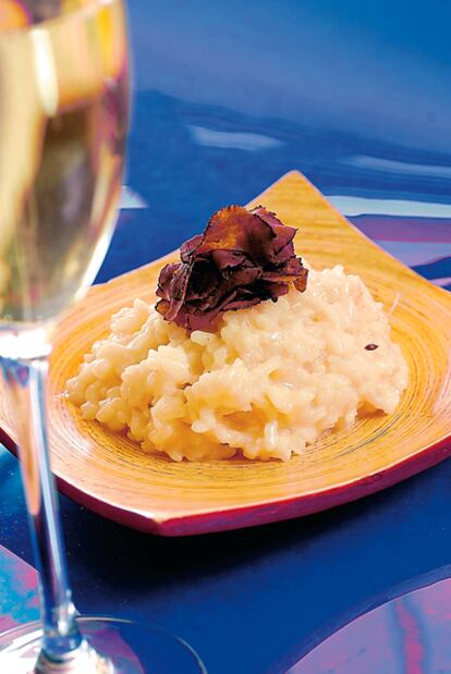 Receta de cocina de &#39;risotto&#39; con cava