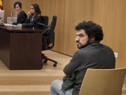 Enric Duran, durante el juicio. / GIANLUCA BATTISTA