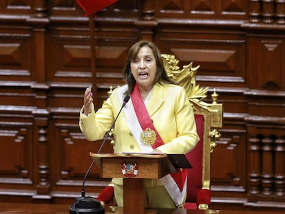 La nueva presidenta de Perú, Dina Boluarte.