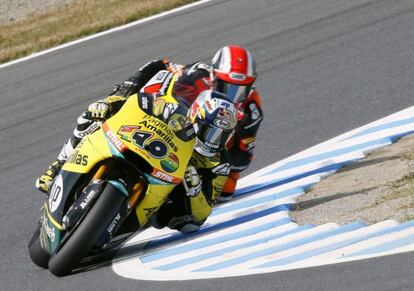 El piloto español de Moto 2 Maverick Viñales.