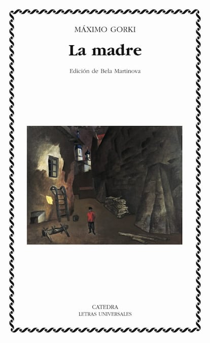 Rusia vivió otras revoluciones previas a la de 1917; la que tuvo lugar en 1905 la recrea Gorki en esta novela que narra la historia de Pelagia, la madre del joven obrero Pavel. A través de sus páginas asistimos a la politización de la protagonista, en un principio temerosa y poco decidida a luchar, pero después aguerrida y convertida en madre simbólica de todos los compañeros de su hijo. Traducción: Bela Martinova.