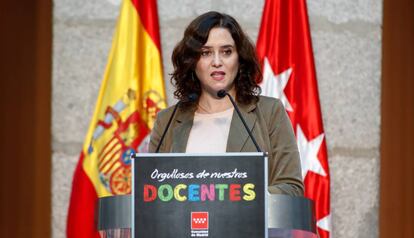 La presidenta de la Comunitat de Madrid, Isabel Díaz Ayuso.