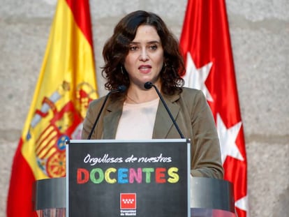 La presidenta de la Comunitat de Madrid, Isabel Díaz Ayuso.