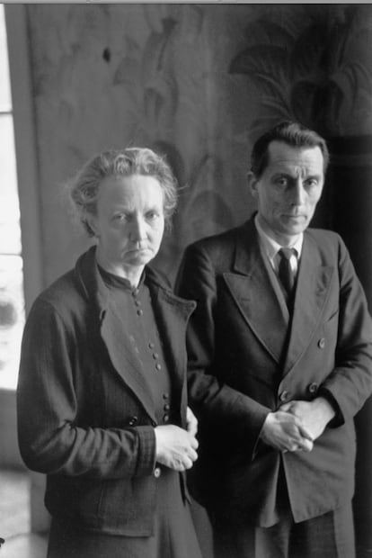 Irene y Fréderic Joliot-Curie, en París, 1945 (The Museum of Modern Art, New York / Magnum Photos, cortesía de la Fundación Henri Cartier-Bresson).