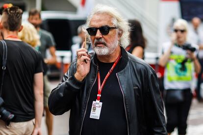 Flavio Briatore, durante el Gran Premio.