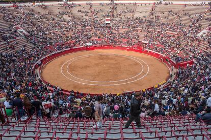 Vista de la Plaza de Toros en la Ciudad de México el 10 de dic. de 2021.