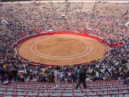 Vista de la Plaza de Toros en la Ciudad de México el 10 de dic. de 2021.