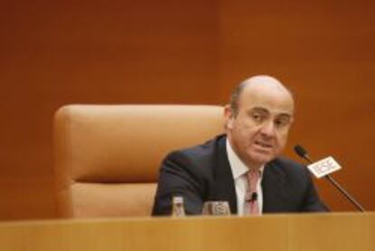 El ministro de Economía y Competitividad, Luis de Guindos.