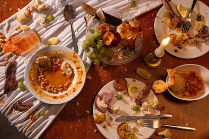 Restos de un festín.