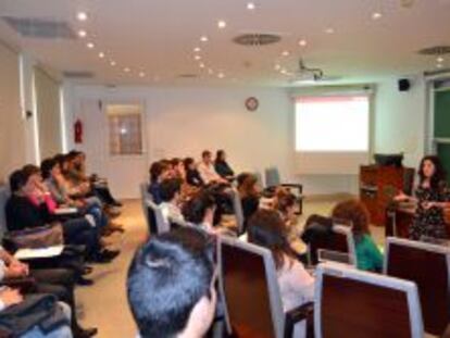 Taller de orientaci&oacute;n profesional, dentro del programa Nestl&eacute; needs YOUth, celebrado este mismo mes en el Instituto Internacional San Telmo, en Sevilla.