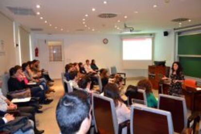Taller de orientación profesional, dentro del programa Nestlé needs YOUth, celebrado este mismo mes en el Instituto Internacional San Telmo, en Sevilla.