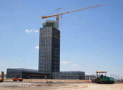 Terminal en construcción del futuro aeropuerto Madrid Sur, en Ciudad Real.