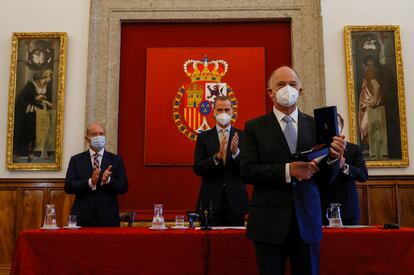 Enrique Krauze recibe el III Premio Historia Órdenes Españolas