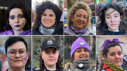 Laura Alonso, Merche Pérez, Belén Cebrián, Júlia Real, Blanca Monterrubio, Elena Herranz, Mirta Vergaray y Silvia Herrero.